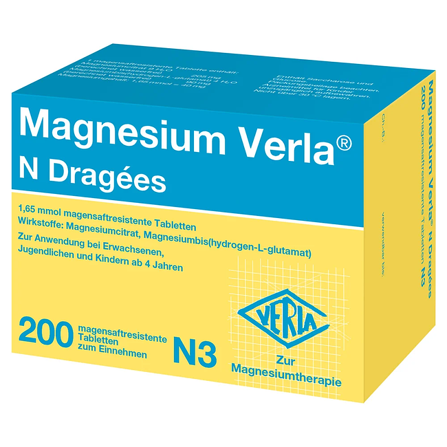 Magnesium Verla 200 st - драже